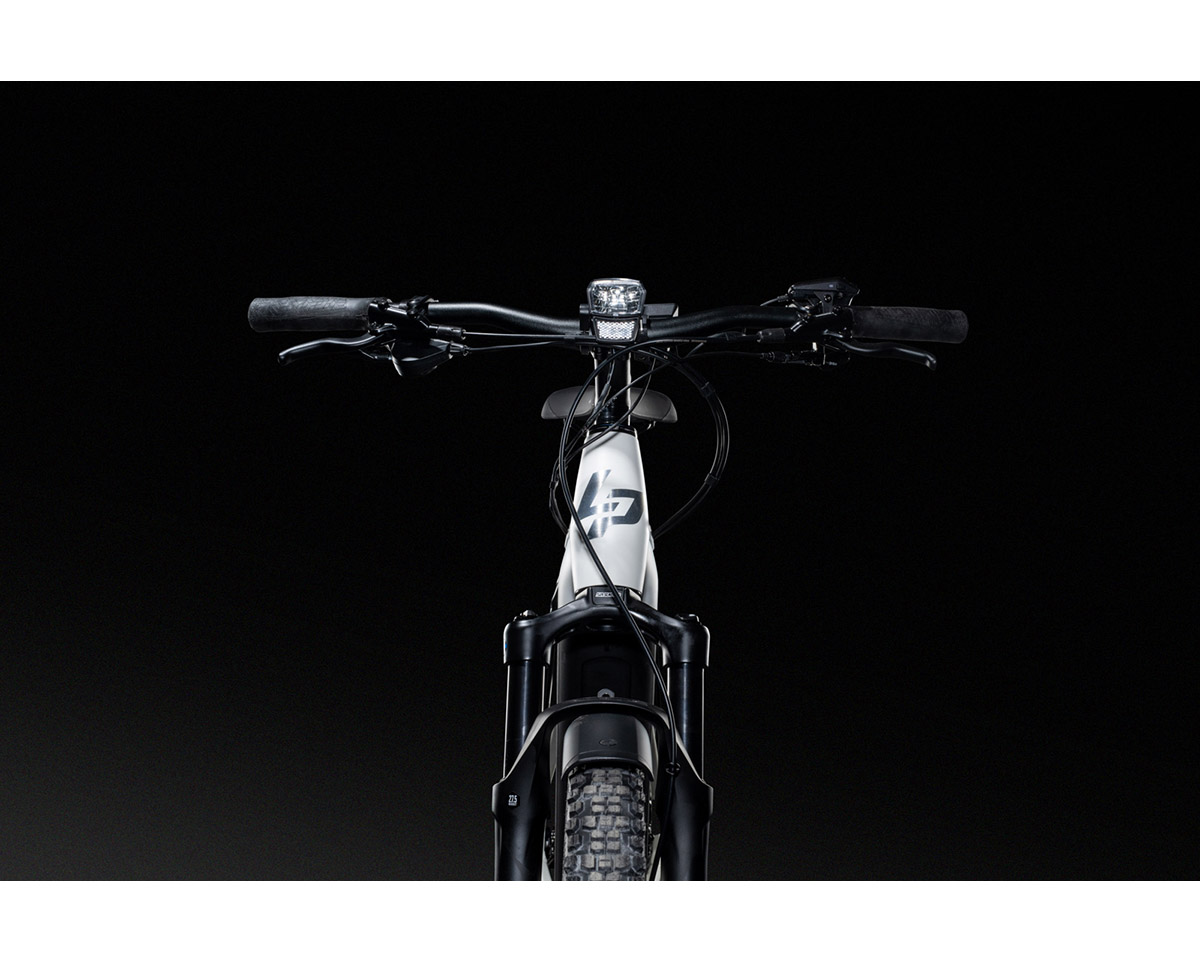 VTT électrique semi rigide Unisexe E-EXPLORER 8.8 LOW Beige Pierre